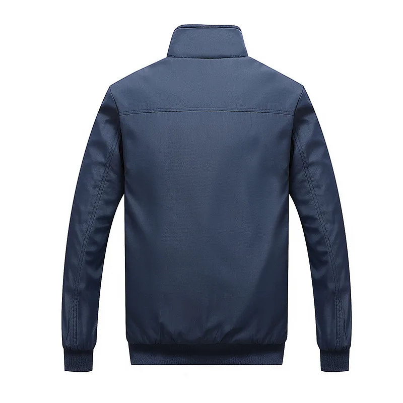 2019 новые мужские осень зима Толстая флисовая куртка мода Slim Fit Мужской однотонная