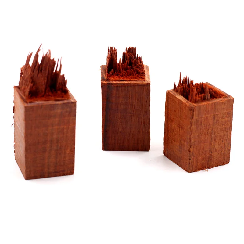 New Dried Flower Resin Craft Blood Sandalwood Ebony Broken Seal Micro Landscape for Jewelry Decoration