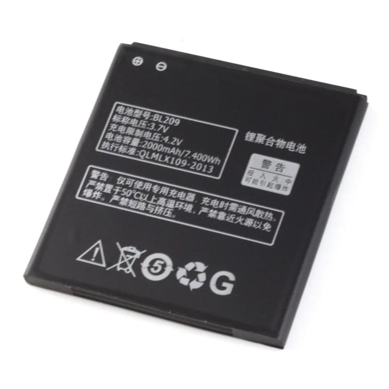 BL209 BL 209 батареи мобильного телефона для LENOVO A706 A788T A820E A760 A516 A378T A398T|Аккумуляторы