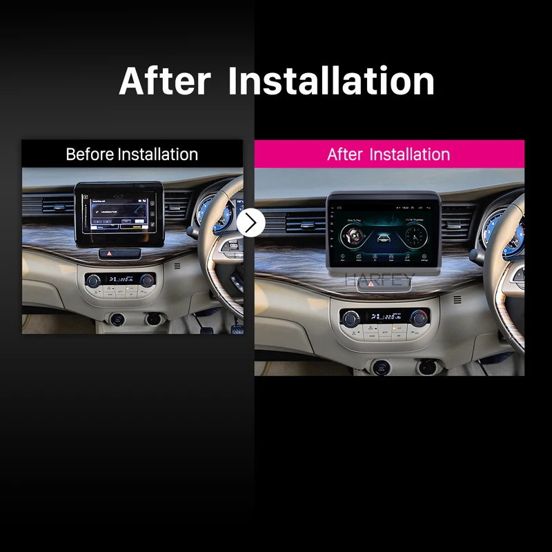 Harfey Android 8 1 Автомобильный мультимедийный плеер 2 Din стерео 9 дюймов GPS Navi для Suzuki ERTIGA
