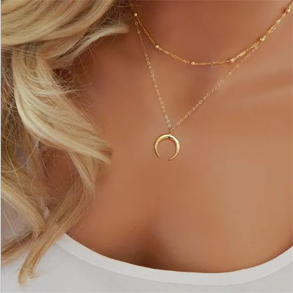 Tenande Simple Style Silver Color Clavicle Chain Triangle Cross Elephant Necklaces Pendants for Women Fashion Party Jewelry Gift | Украшения