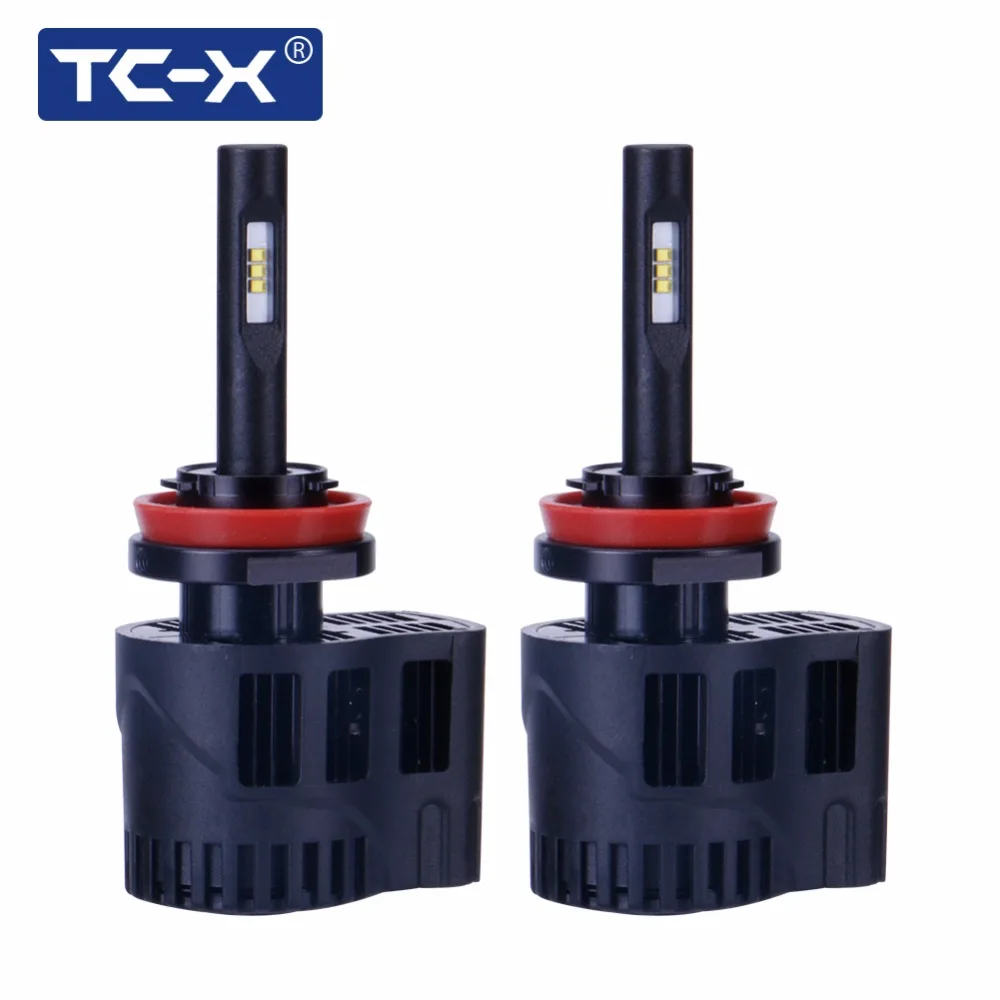 TC-X 2 Лампы СВЕТОДИОДНЫЕ Фары Автомобиля Комплект H11 880/H27 9006 9005 Z ES Регулируемый