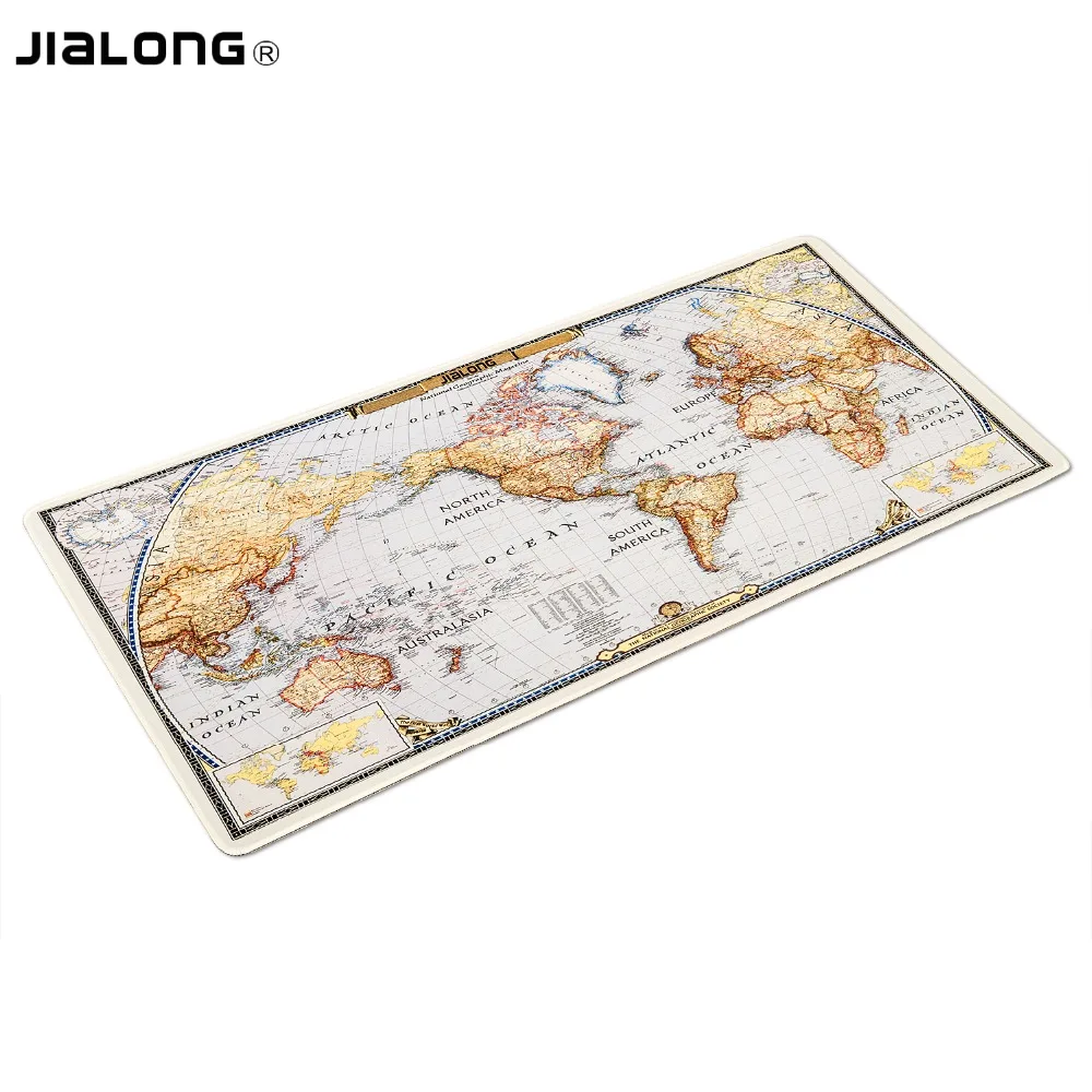 JIALONG Locking Edge Mat Office Speed Control Version 900*400mm Computer World Map Mice Mouse Pad Gaming Large XL NO Smell | Компьютеры и
