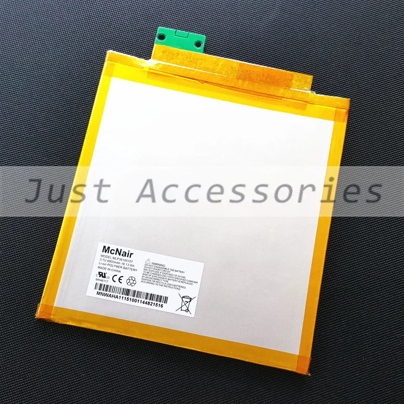 4900 mAh MLP36100107 батареи для McNair Verizon Ellipsis 8 &quotQTAQZ3|Аккумуляторы мобильных телефонов| |