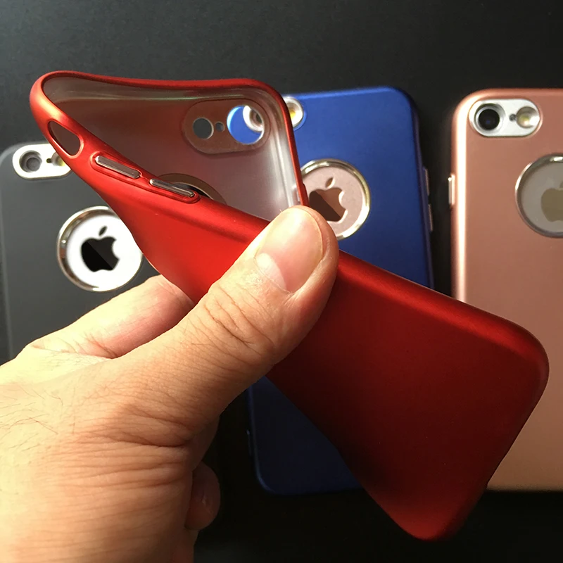 Металлический защитный чехол Kerzzil для iPhone 7 6 S роскошный мягкий из ТПУ с