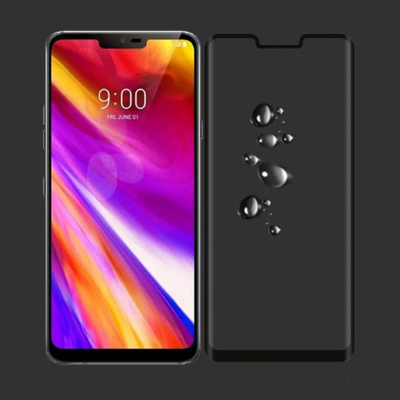 3D закаленное стекло с закругленными краями для LG G7 ThinQ полное покрытие 9H защитная