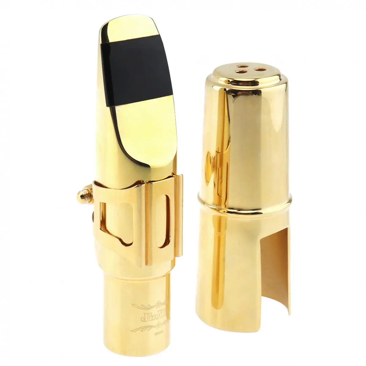 

Alto bE Saxophone Mouthpiece Goldplated Copper Brass Sax Mouth Size 6C 7C for Classical Jazz Musical Instrument Accessories