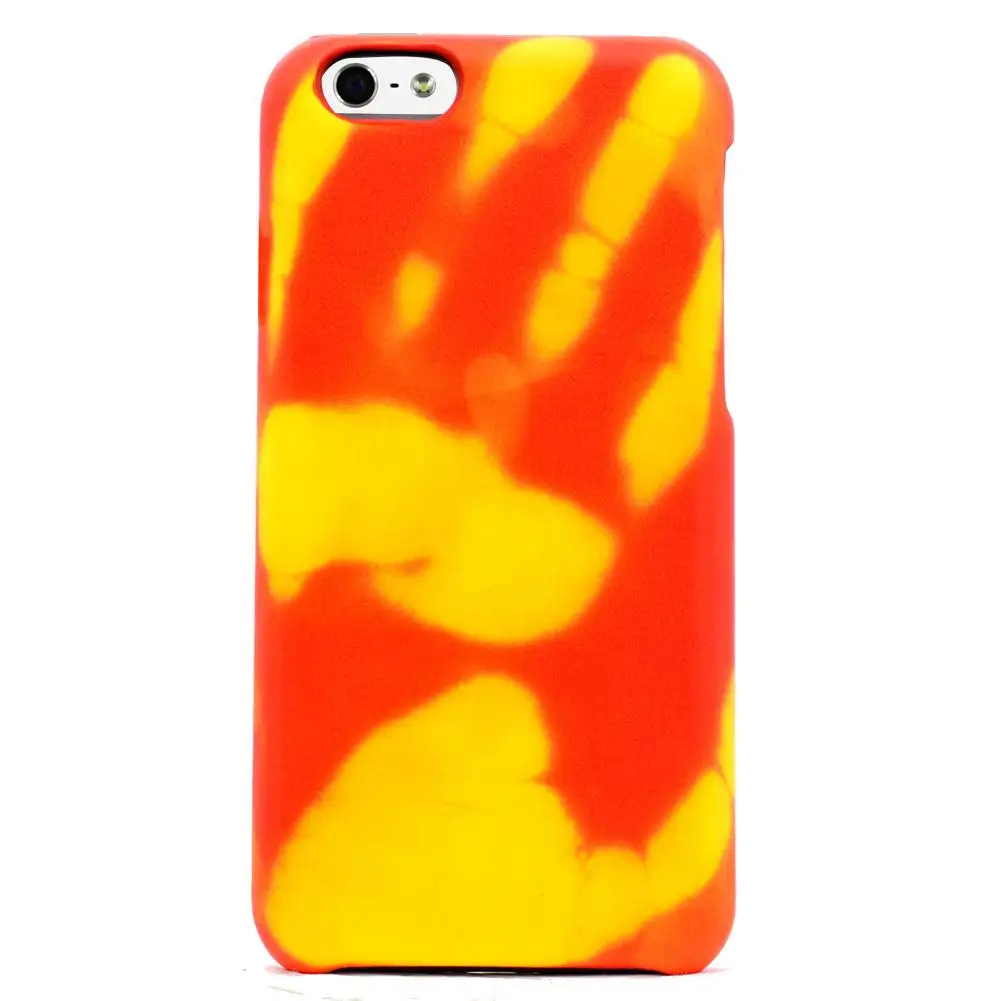 Термальная индукция Флуоресцентный цвет изменение PC задняя оболочка для IPhone5/5s/5e