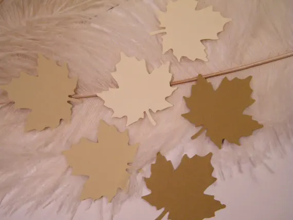 Осенний кленовый подарок фотографические Свадебные эскорт карты праздничные