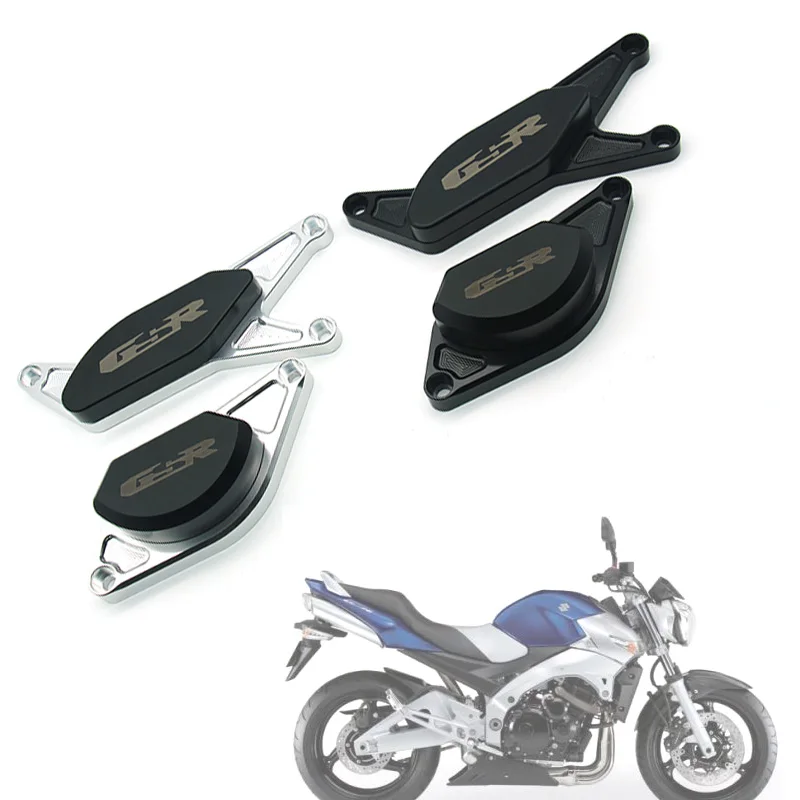 Para SUZUKI GSR400 GSR600 GSR 400 600 2006 2007 2008 2009 2010 2011 2012 Conjunto, с милыми лисами, полный двигатель слайдеры Квадро ползунки защита