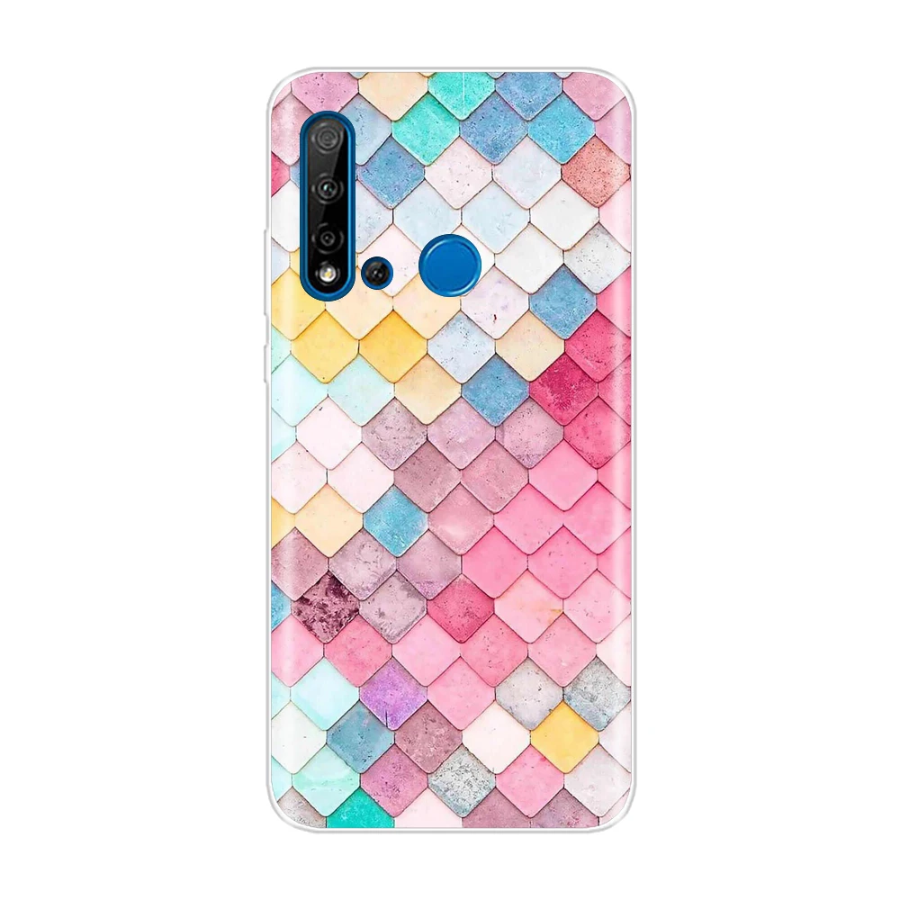 Чехол huawei P20 Lite 2019 силиконовый чехол для из ТПУ телефона |