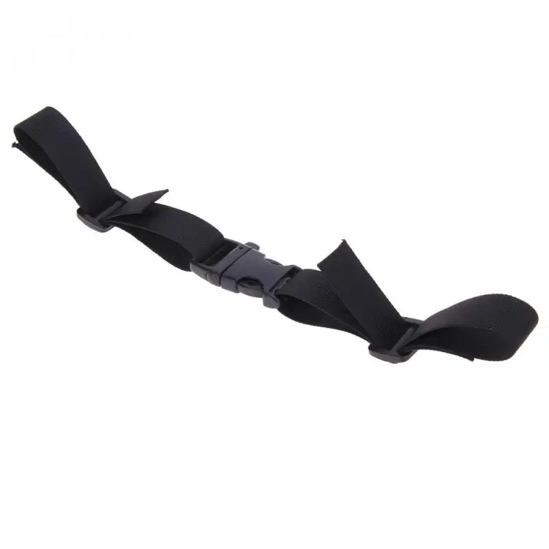 Обхватывающие грудь ремни с пряжкой черный нейлон со свистком Регулируемый Противоскользящий наплечный мешок веревка рюкзак аксессуары для спорта на открытом воздухе