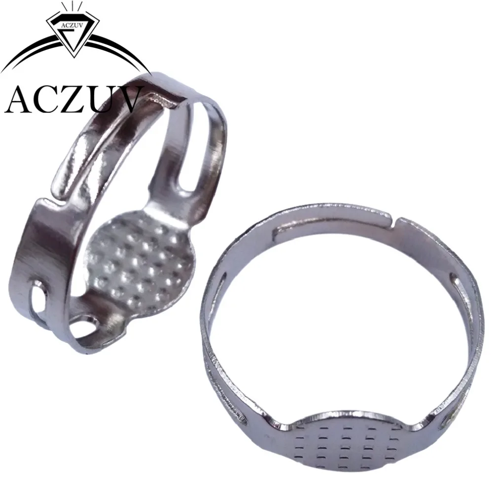 Регулируемое кольцо база 8 мм Безель пустые кольца фурнитура аксессуары