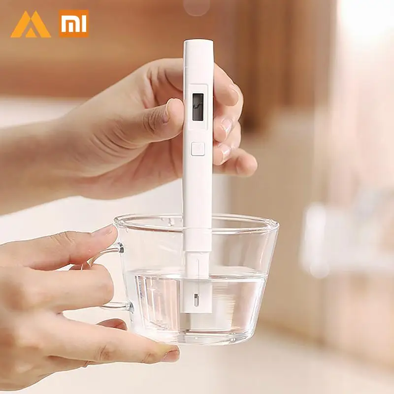 Фото Оригинал Xiaomi Mi белый TDS измеритель тестер Профессиональный цифровой качества Оригинал Xiaomi Mi белый TDS измеритель тестер Профессиональный цифровой качества