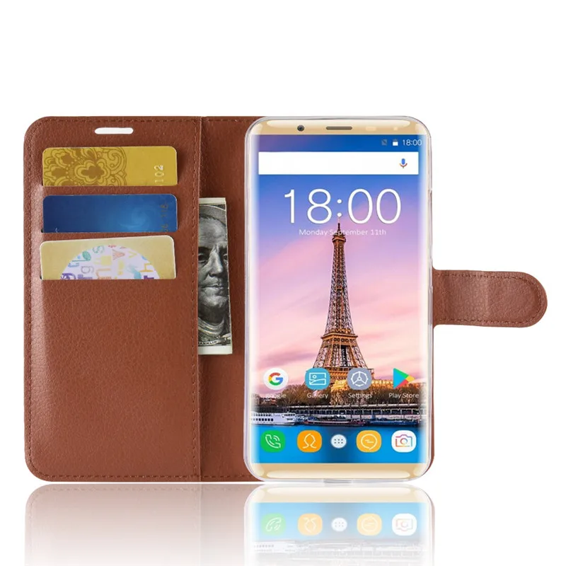 Чехол-бумажник для Oukitel K6000 Pro 5,5 K 6000 K10000 pro, кожаный чехол с откидной крышкой и отделением для карт, защитный чехол для телефона s