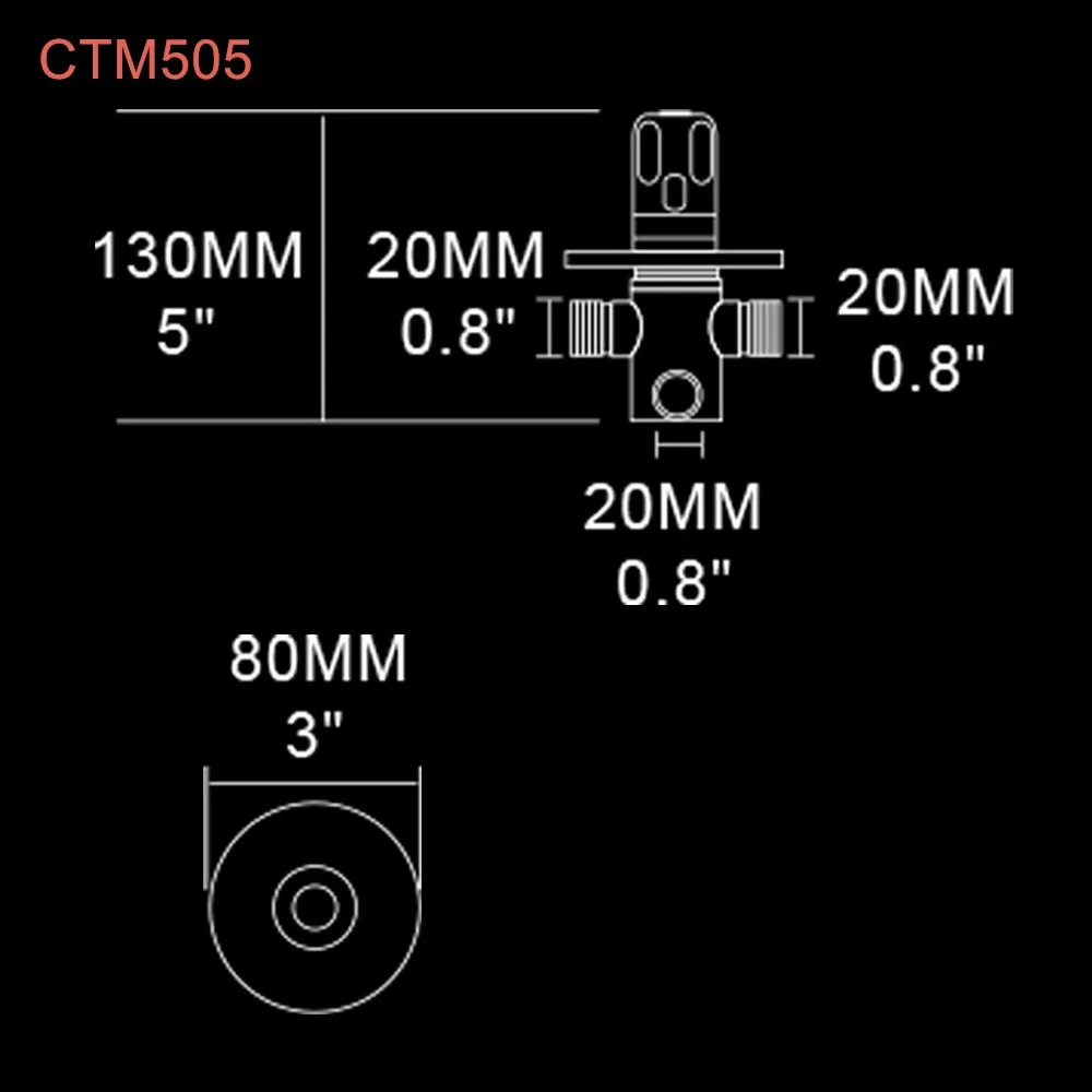 Бесплатная доставка латунь 3 сторонний выход термостатический смесительный