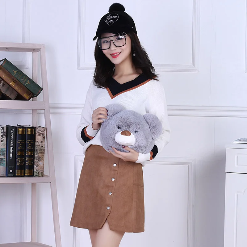 Wenjie brother bear женская сумка из искусственного меха женские сумки через плечо