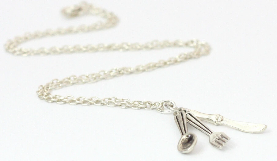 10 шт. модные ювелирные изделия винтажные столовые приборы нож вилка ложка