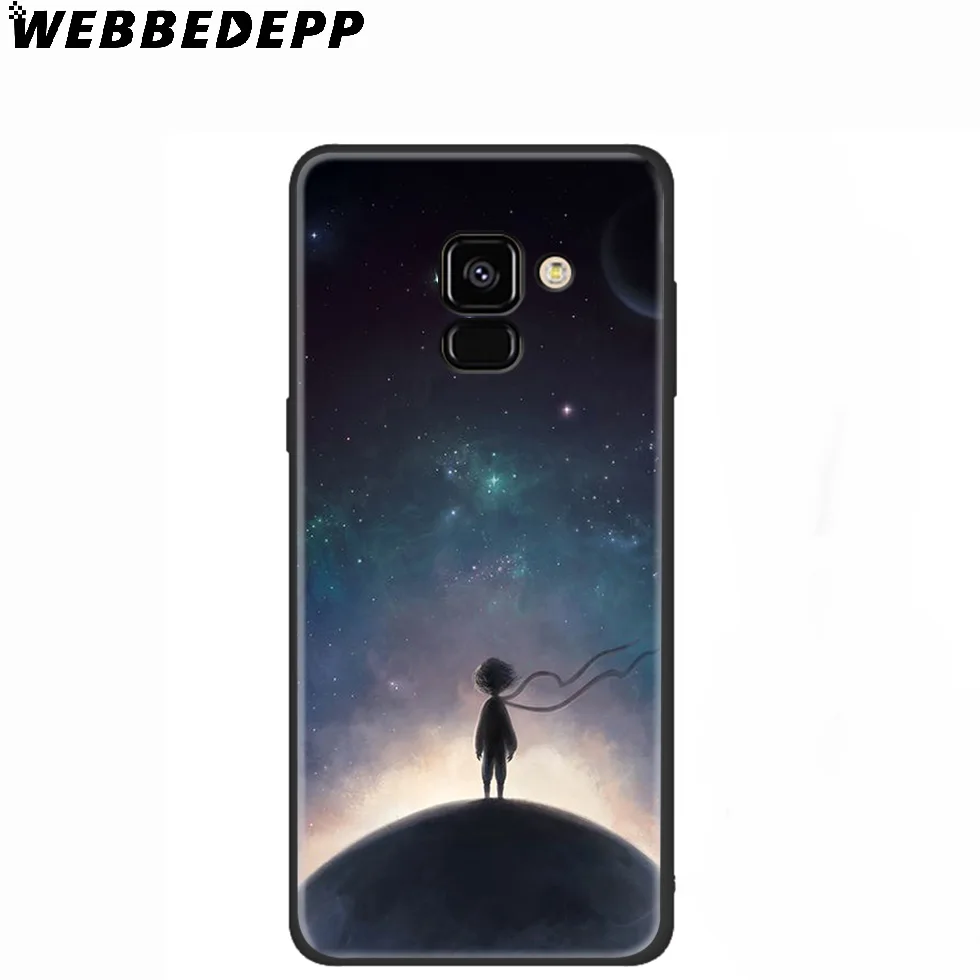WEBBEDEPP The Little Prince Silicone Case for Samsung Galaxy A3 A5 A6 A7 A8 A9 A10 A20 A30 A40 A50 A70 M10 M20 M30 |