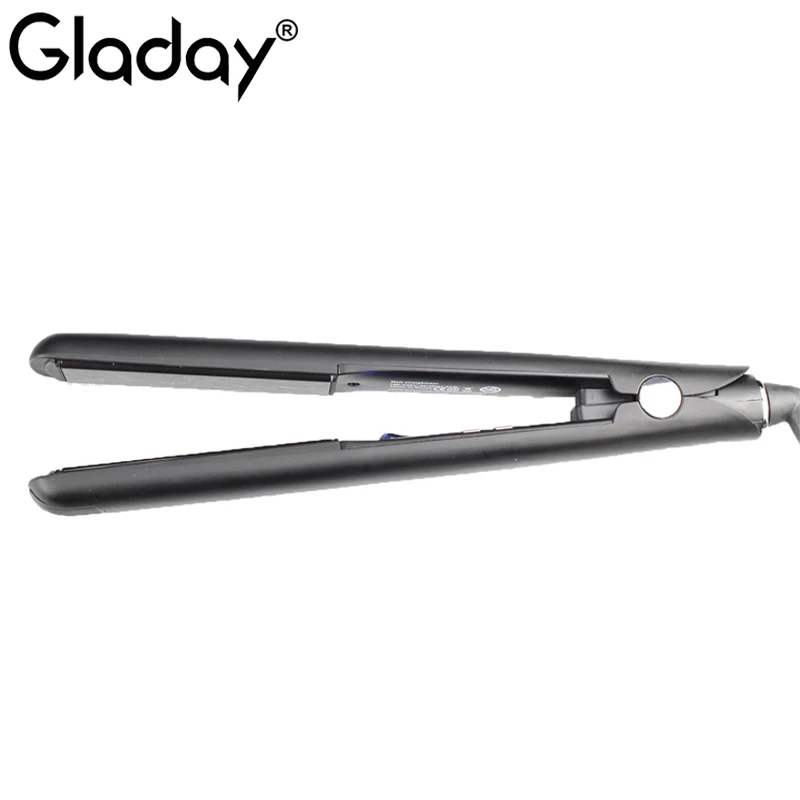Выпрямитель волос Gladay с светодиодный дисплеем профессиональный утюжок для
