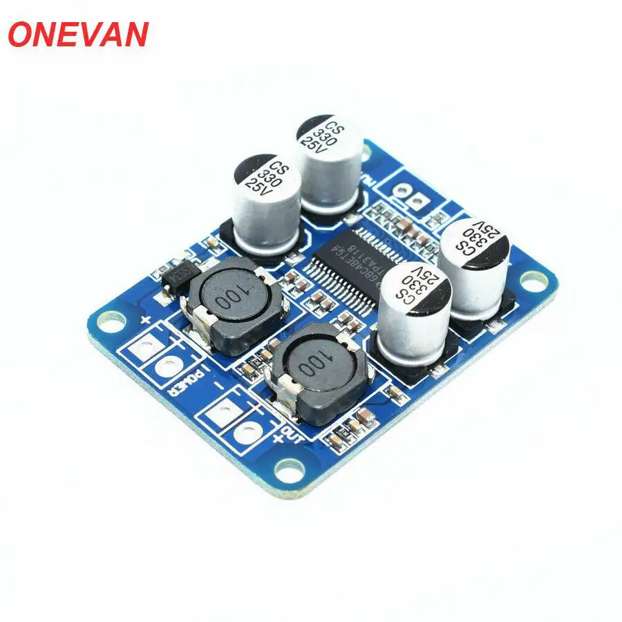 ONEVAN 1 шт. TPA3118 PBTL моно цифровой усилитель доска 1X60 Вт 12 в 24 мощности|Операционные