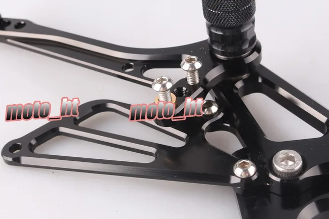 

GZYF CNC Motorcycle Adjustable Rearset Rear Set Footpegs Foot Rest Peg For Kawasaki Ninja ZX6R 2005 2006 2007 2008