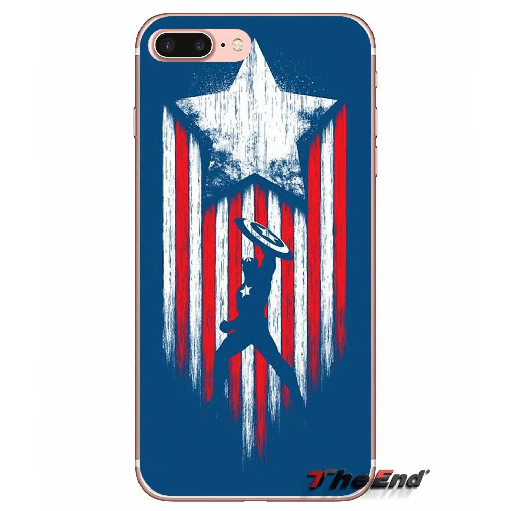 Super Hero Captain America Shield Phone Case For Samsung Galaxy J1 J2 J3 J5 J7 A3 A5 A7 2015 2016 2017 J530 J730 Fundas Coque | Мобильные