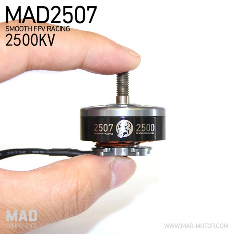 Квадрокоптер с бесщеточным Мотором MAD 2507 кв для дальнего радиуса действия FPV |