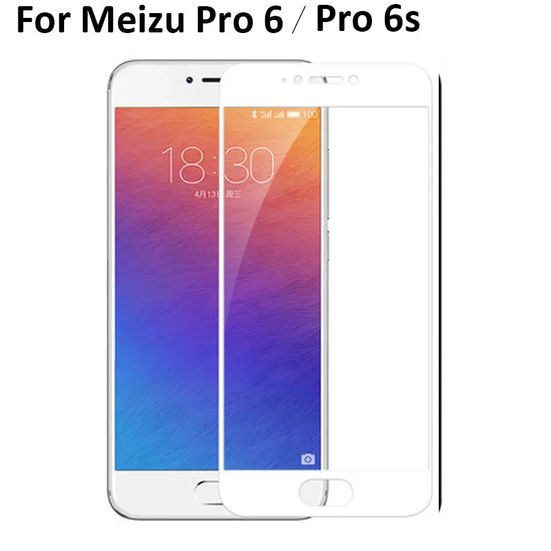 Закаленное стекло с полным покрытием для Meizu Pro 6 S защитная пленка из закаленного