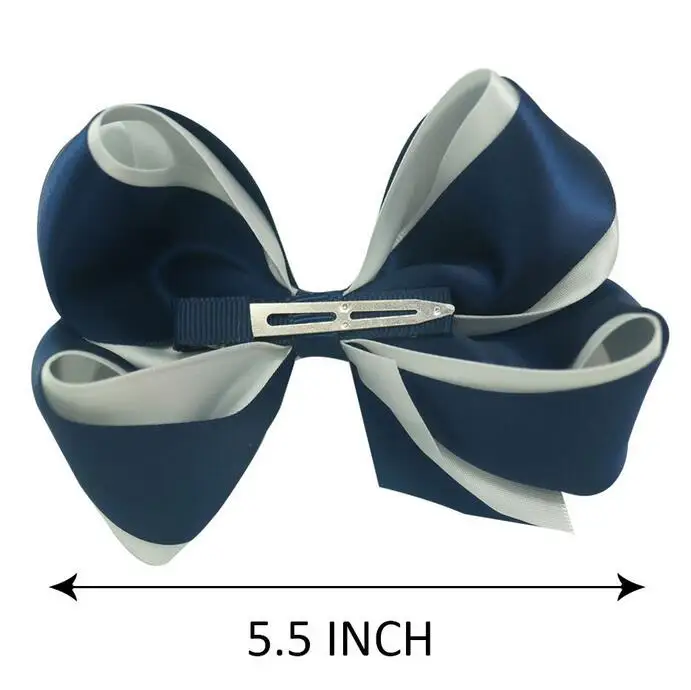 Бесплатная доставка оптовая продажа 100 шт. двухцветный скрученный бутиковый бант