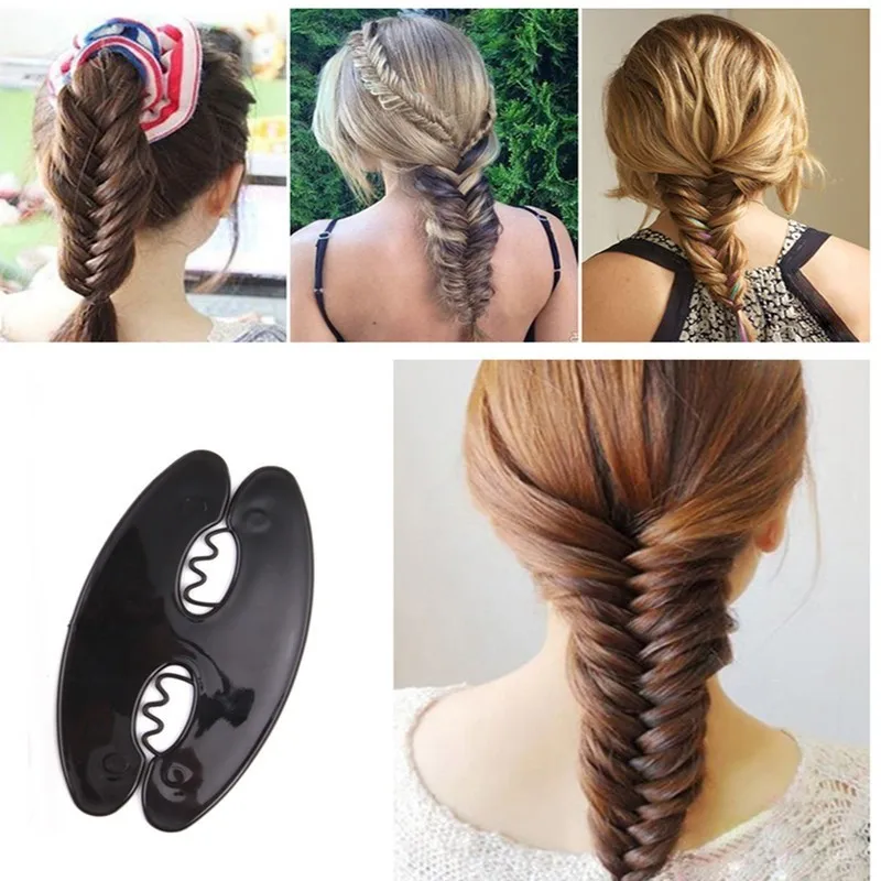 Женский французский приспособление для Плетения КОС Braider крючок с магией для волос, фигурная резинка для волос
