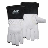 welding gloves soft sensitive 30cm12 goatskin glvoes cowhide cuff ce certificated high sensitive tig welding gloves