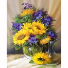 5D Алмазная вышивка подсолнухи ross стежка DIY алмазная живопись Алмазная мозаика, Стразы Декор для дома подарок любимым