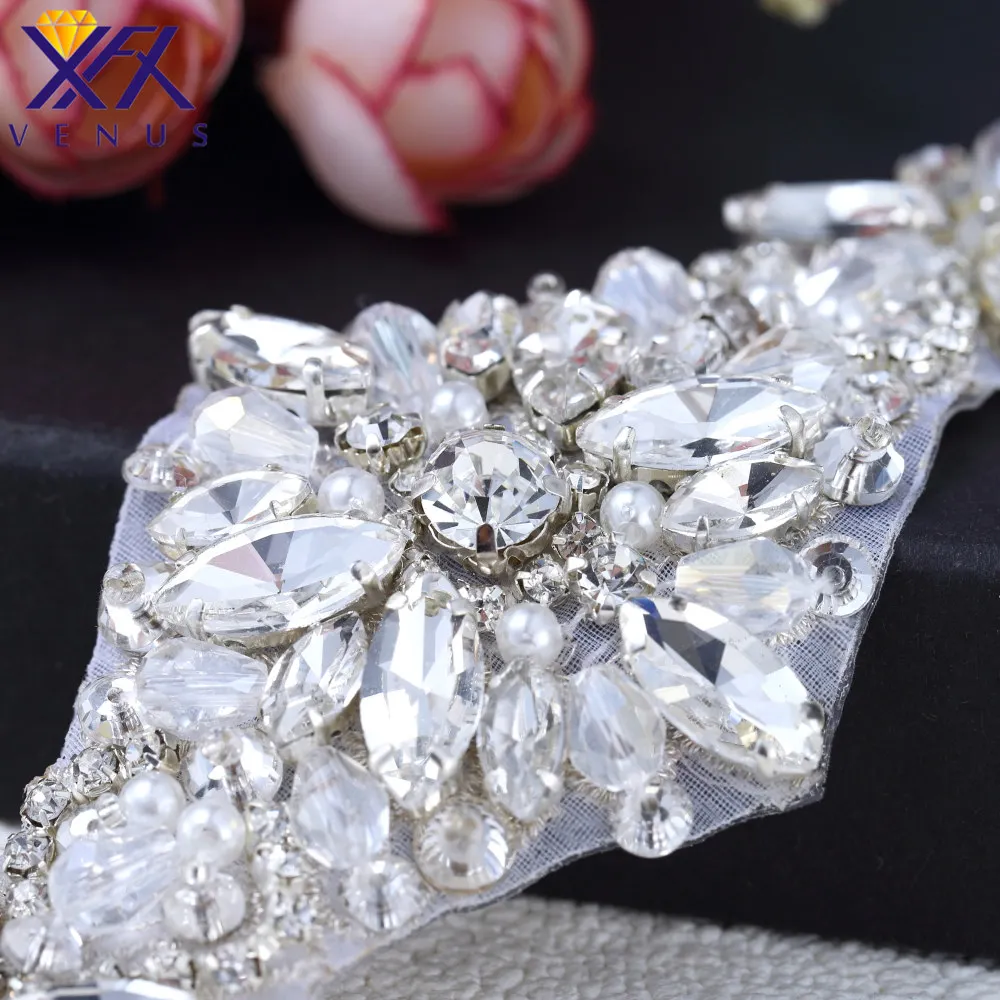 XFX Венера 30 шт. с аппликацией из горного хрусталя и бусинами пояс для свадьбы