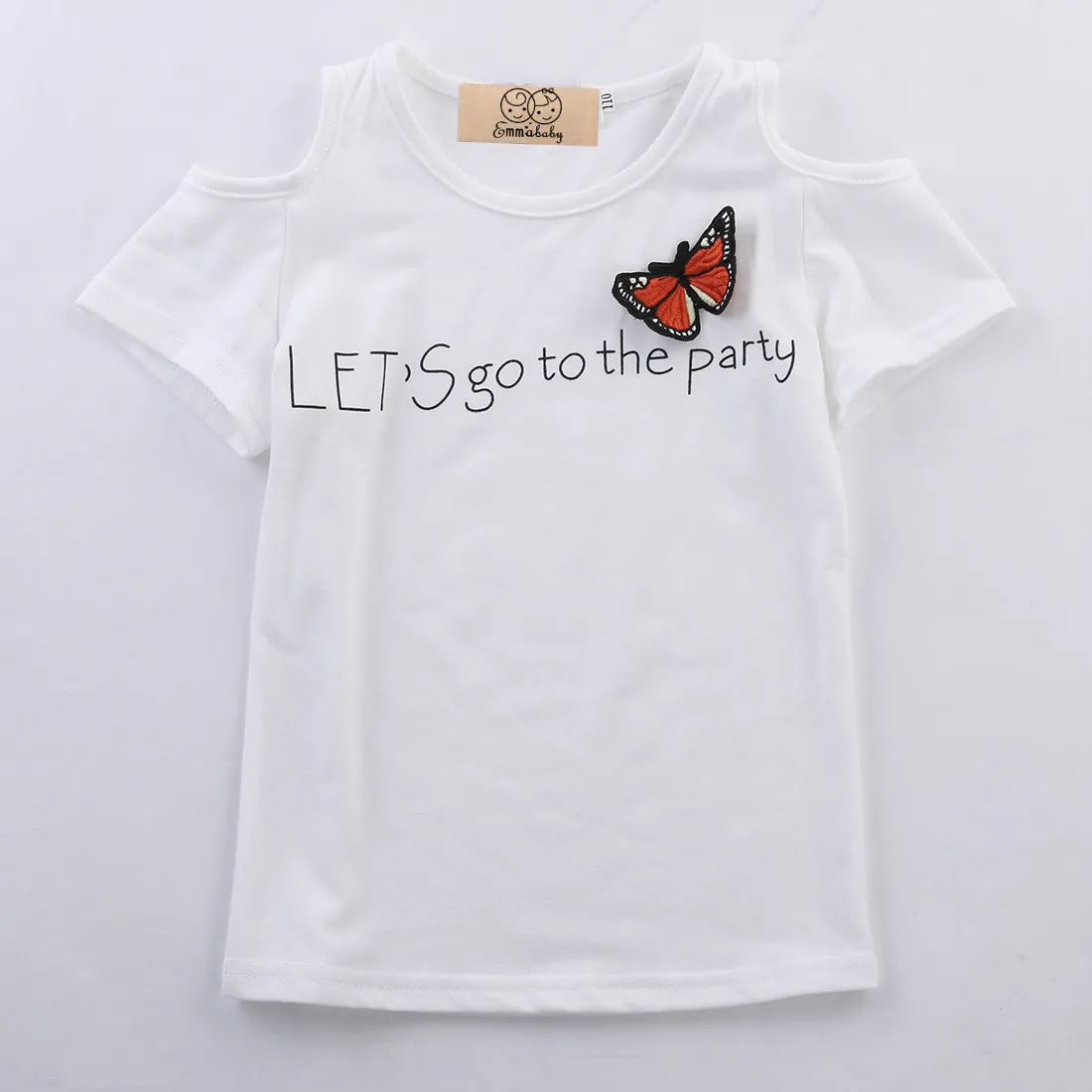 Комплект одежды для маленьких девочек 2017 г. модная летняя одежда с цветочным