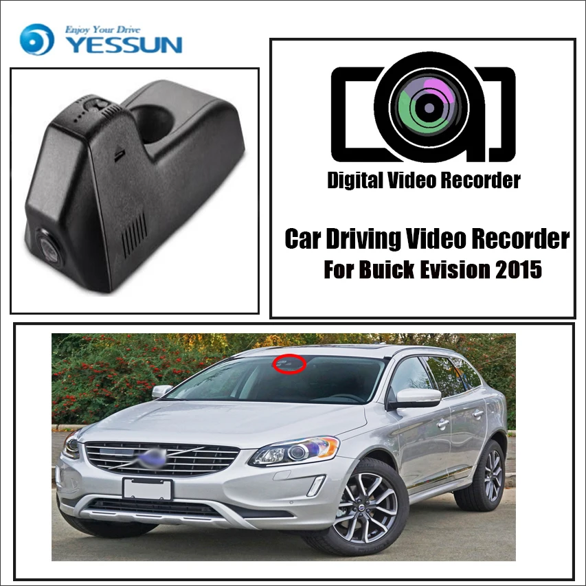 YESSUN для Buick Evision 2015 Автомобильный видеорегистратор DVR мини приложение управления