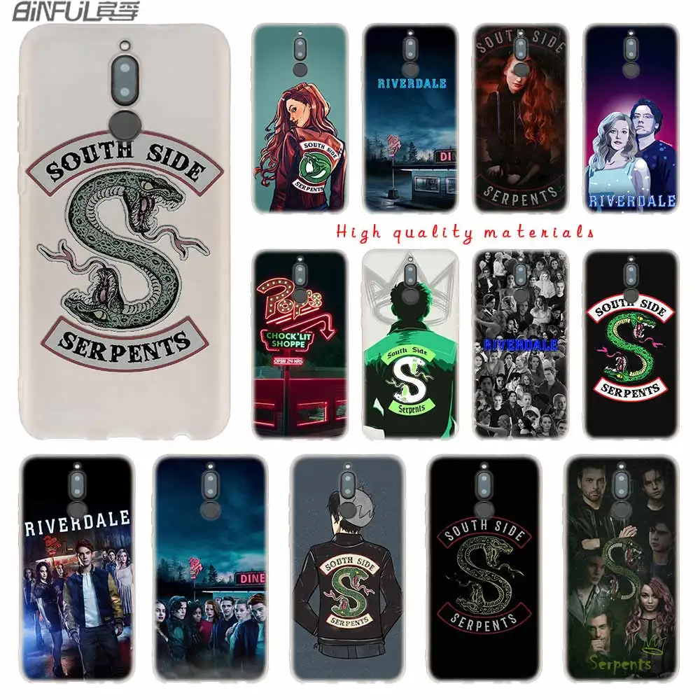 

Soft Silicone Case For Huawei Mate 30 20 10 Lite Pro 20X S Y9 2018 2019 NOVA 3 3i 4 black Riverdale South Side