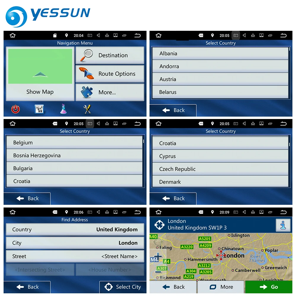 Карта памяти SD 8 ГБ GPS-навигация карты Android для Юго-Восточной Азии Таиланда