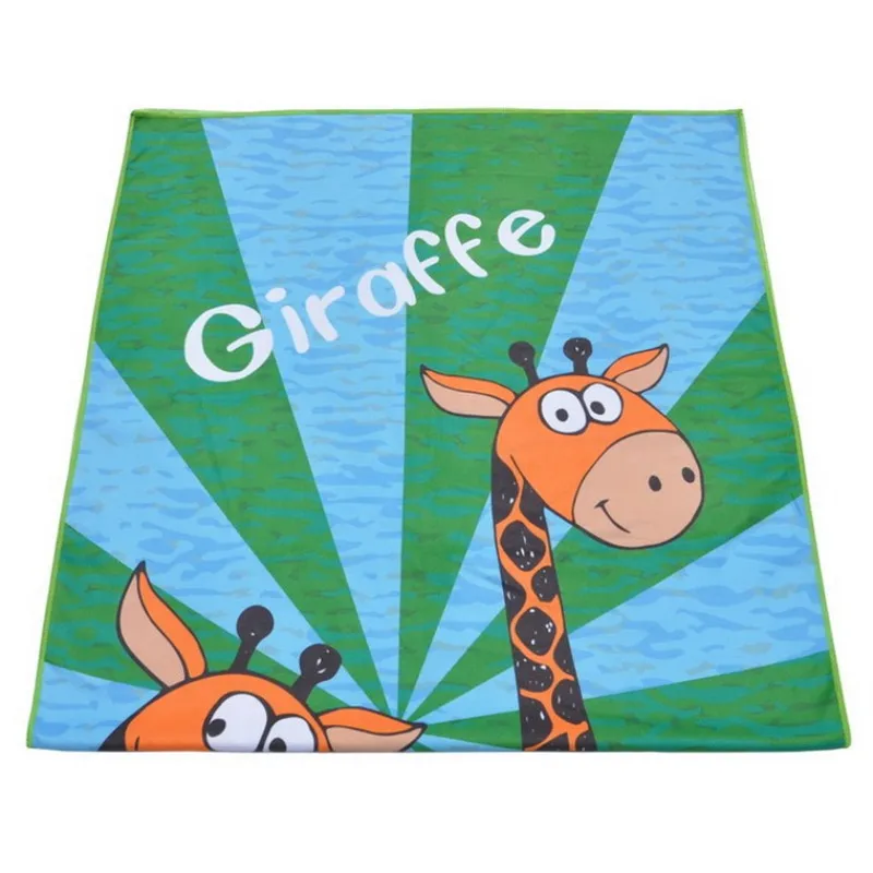 Printed Beach Towel Microfibra Children Adult Fun Quick Dry 120*60CM Camping Swimming Yoga Sports Outdoor | Спорт и развлечения