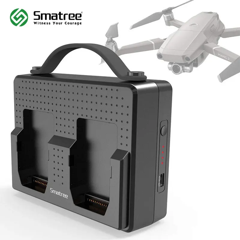 Портативная зарядная станция Smatree совместима с аккумуляторами DJI Mavic 2 Pro|Цифровые
