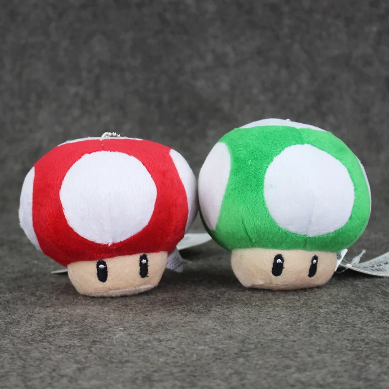 2 стиля 9 см мультфильм грибы милые плюшевые куклы мягкие игрушки|mario mushroom plush|super