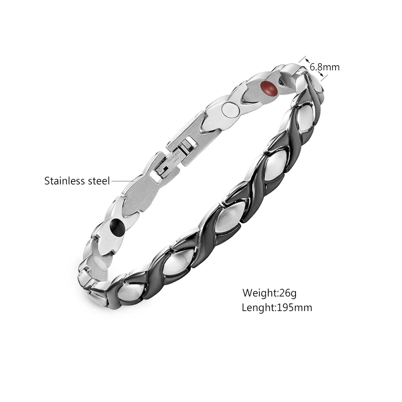 Женский браслет Escalus магнитный из нержавеющей стали 4 в 1|women bracelet|bracelet ladystainless steel