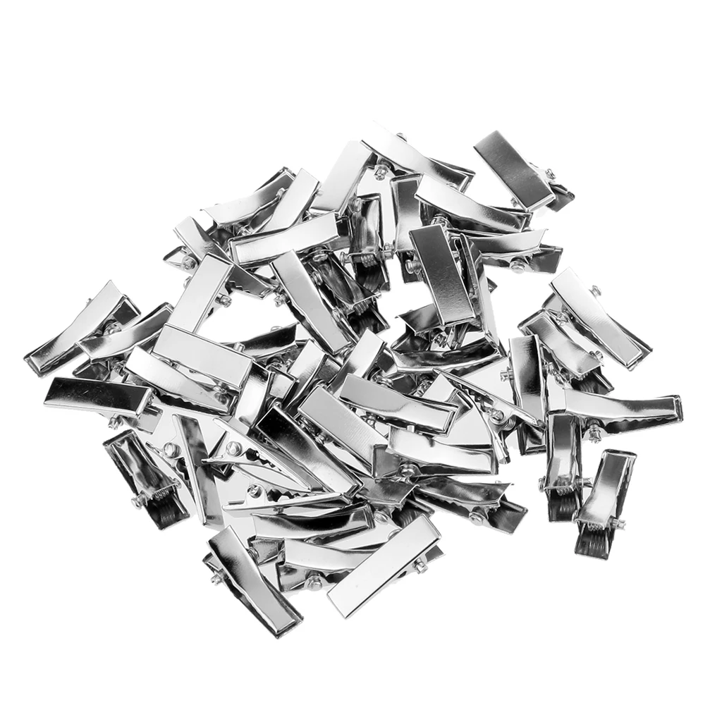 Заколка для волос аллигатора 50 шт. плоская заколка кукол повязка на голову банты