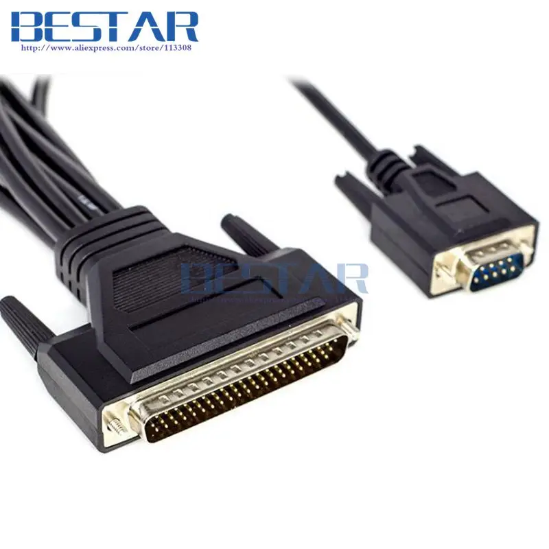 DB62 дБ 62 контактный штекер на 8 * DB9 9PIN X папа адаптер Разъем Последовательный порт