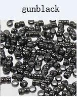 Круглые металлические шарики обжимные наконечники 200 шт. 2 мм золотого