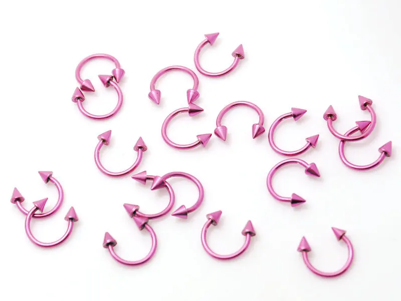 Кольца cbr для пирсинга тела ювелирные изделия конусные круглые кольца в форме