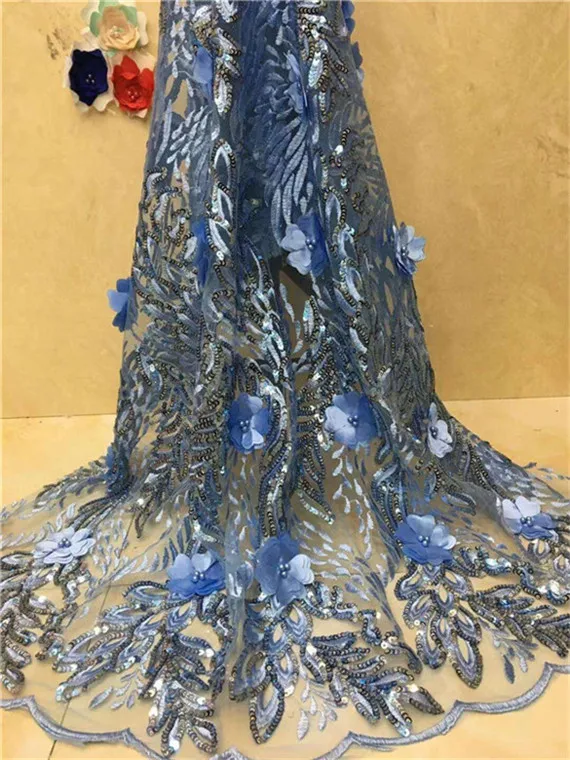 Кружевная ткань 3d тюль с блестками для свадьбы 2019|Кружево| |