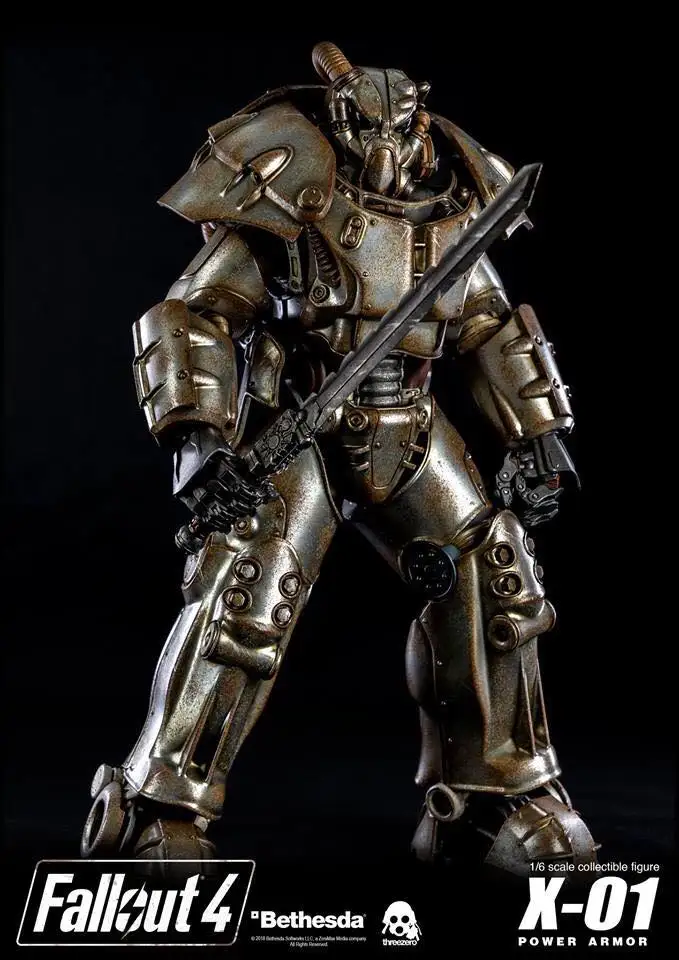 ThreeZero bestesta 1/6 Fallout 4 X-01 power Armor Mecha Коллекционная фигурка для фанатов подарок на праздник