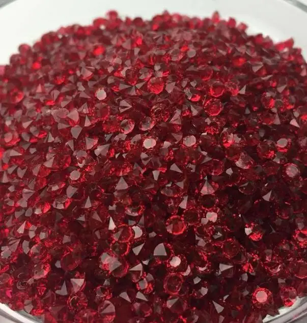 bare red Ss12 3 мм прозрачные стразы, 14400 шт./лот, домашнее украшение красочный Свободные Стразы точечные камни стразы для дизайна ногтей разные цвета - Цвет: bare red