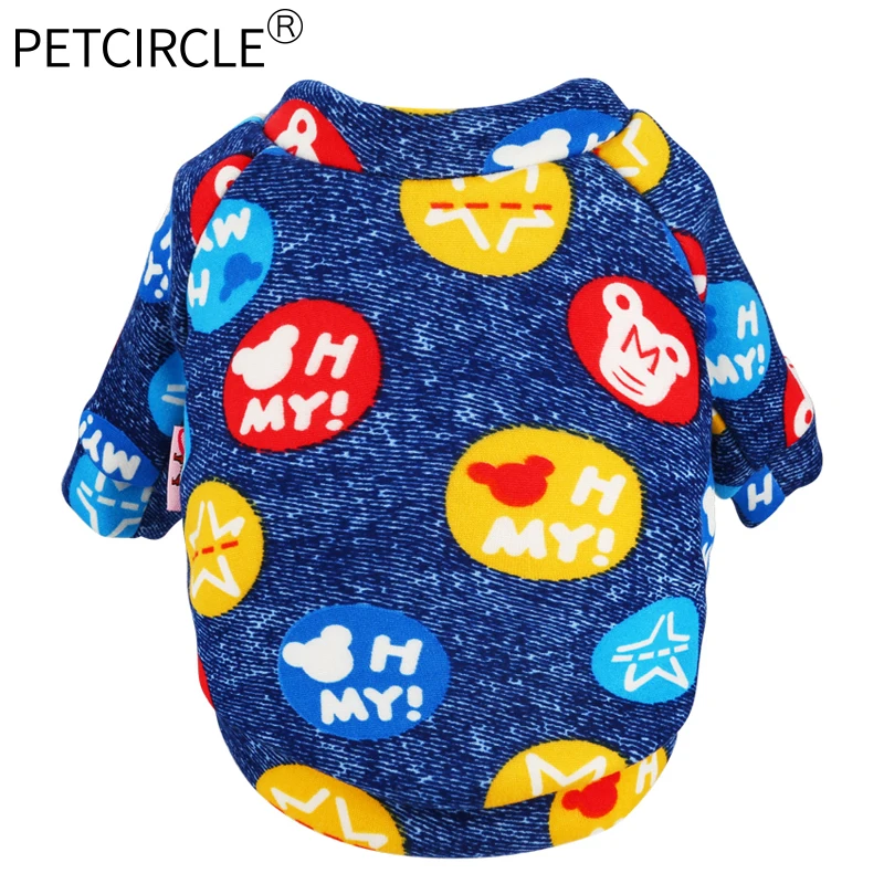 PETCIRCLE осенняя одежда для собак свитер модная спортивная пальто щенков
